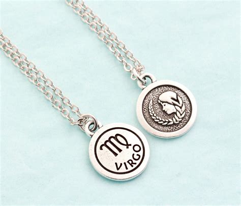 Birth sign amulet necklace
